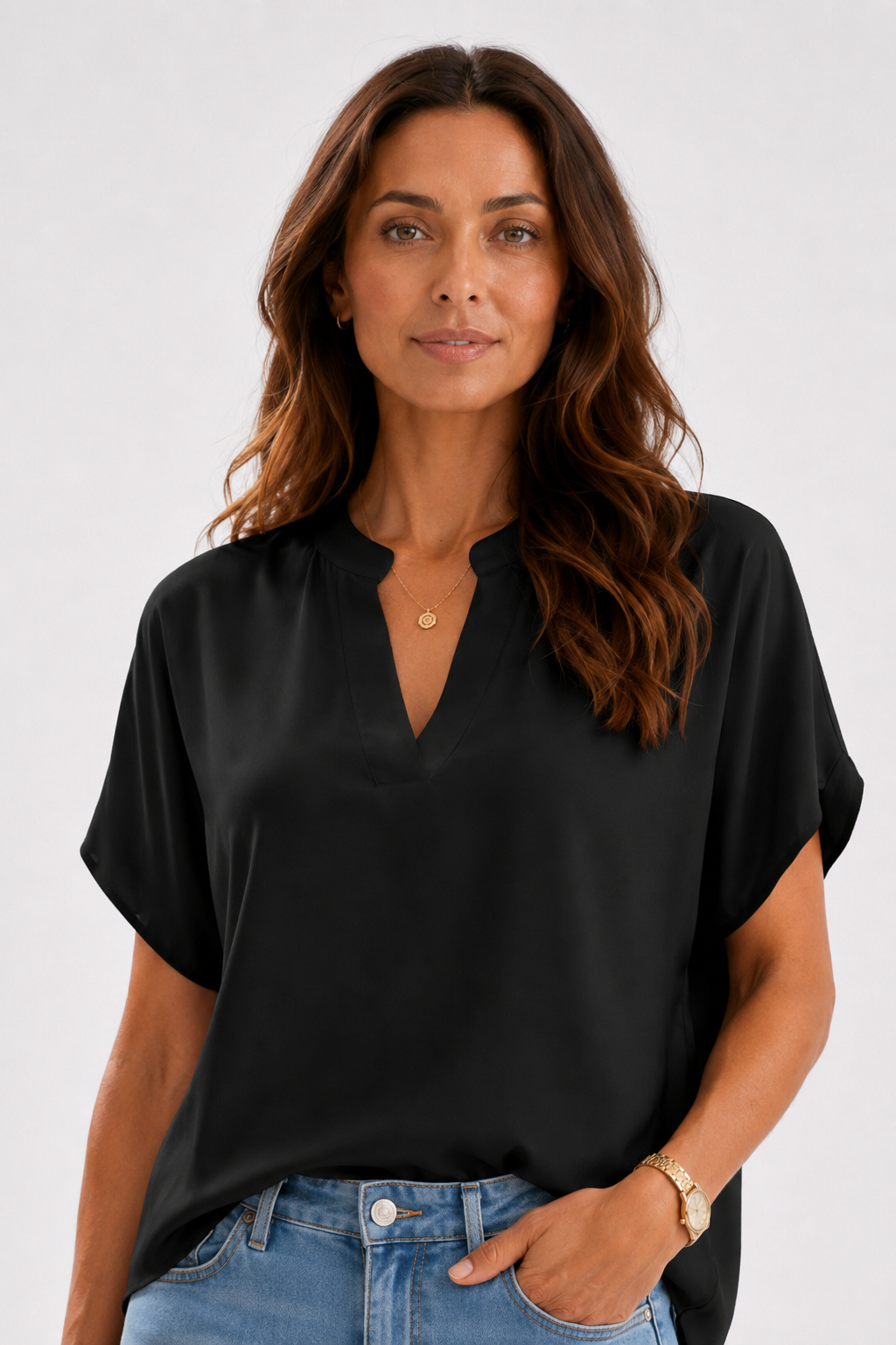 AMELIA | Belly covering light blouse