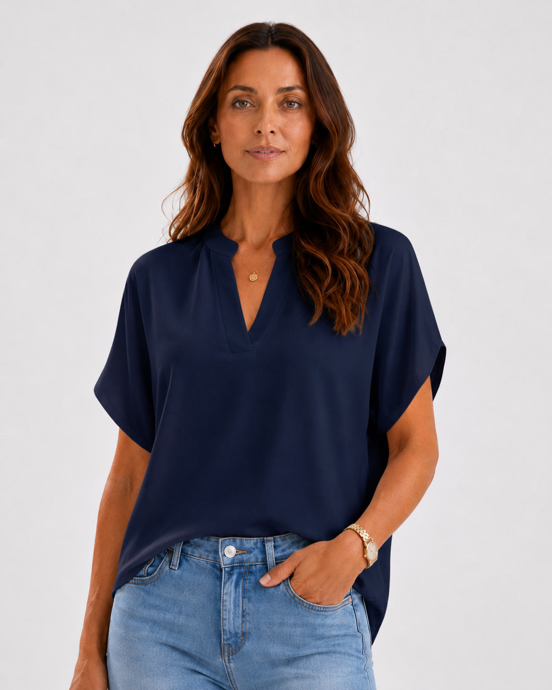 AMELIA | Belly covering light blouse