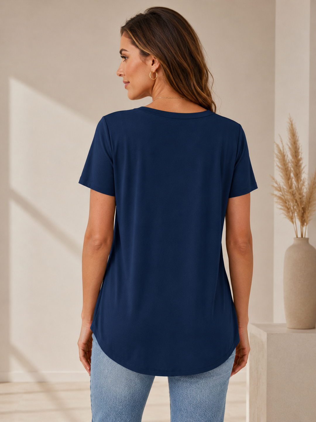 Valina | Pleated Square Neck Top