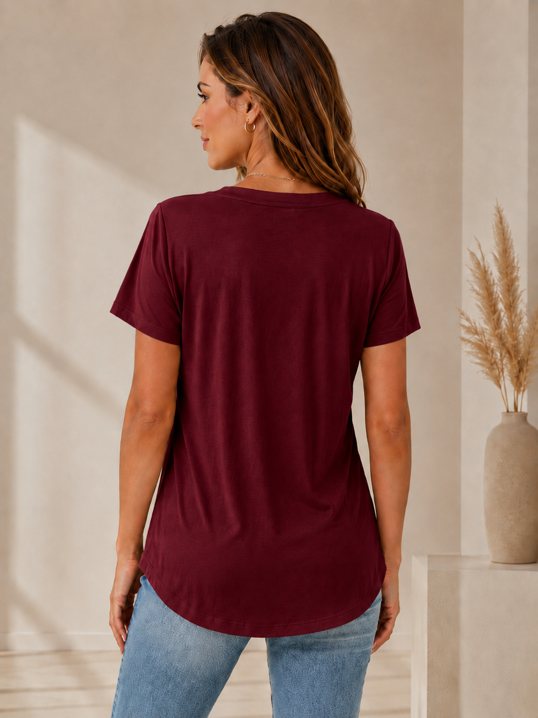 Valina | Pleated Square Neck Top