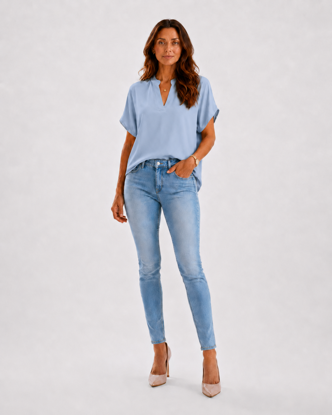 AMELIA | Belly covering light blouse