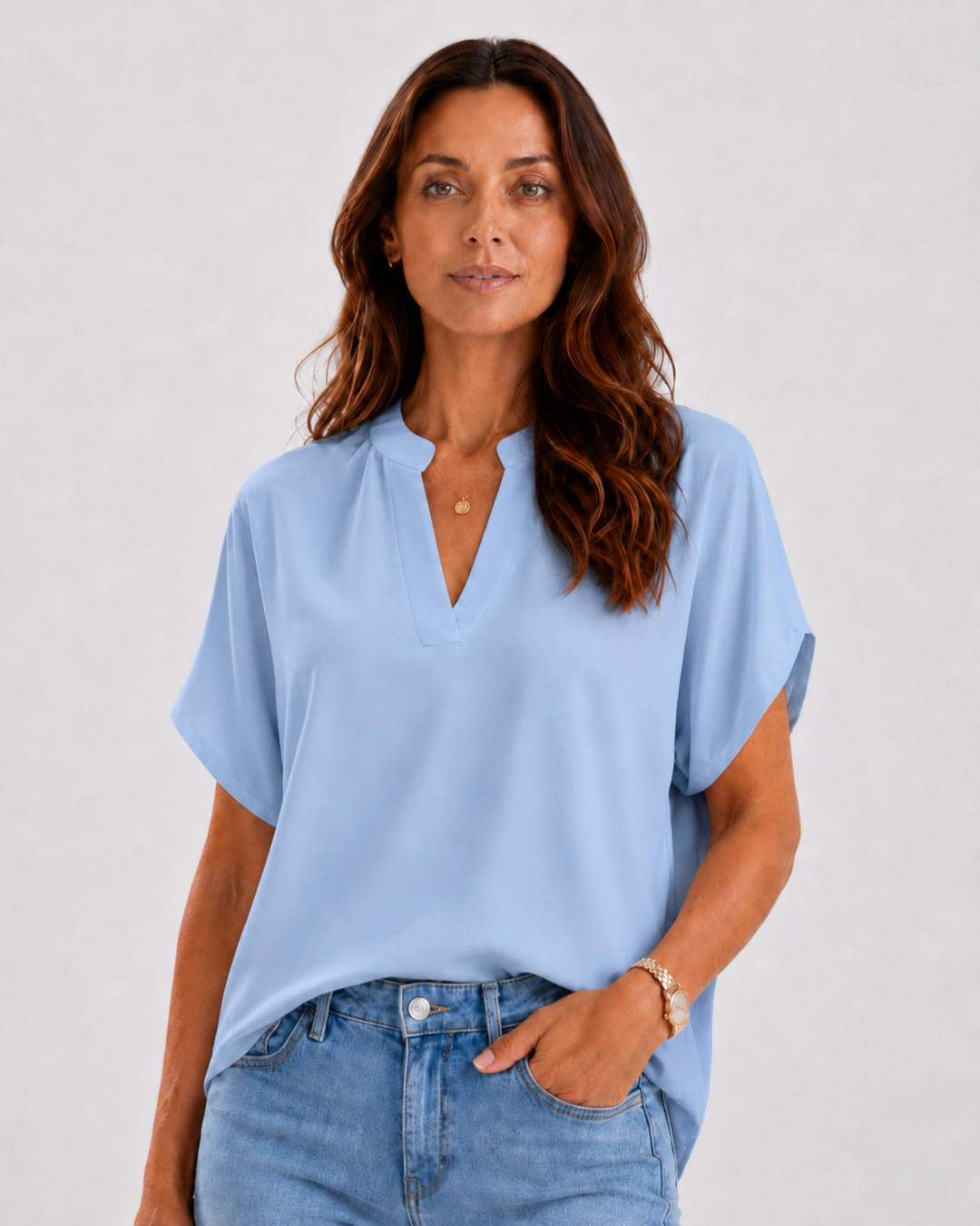 AMELIA | Belly covering light blouse